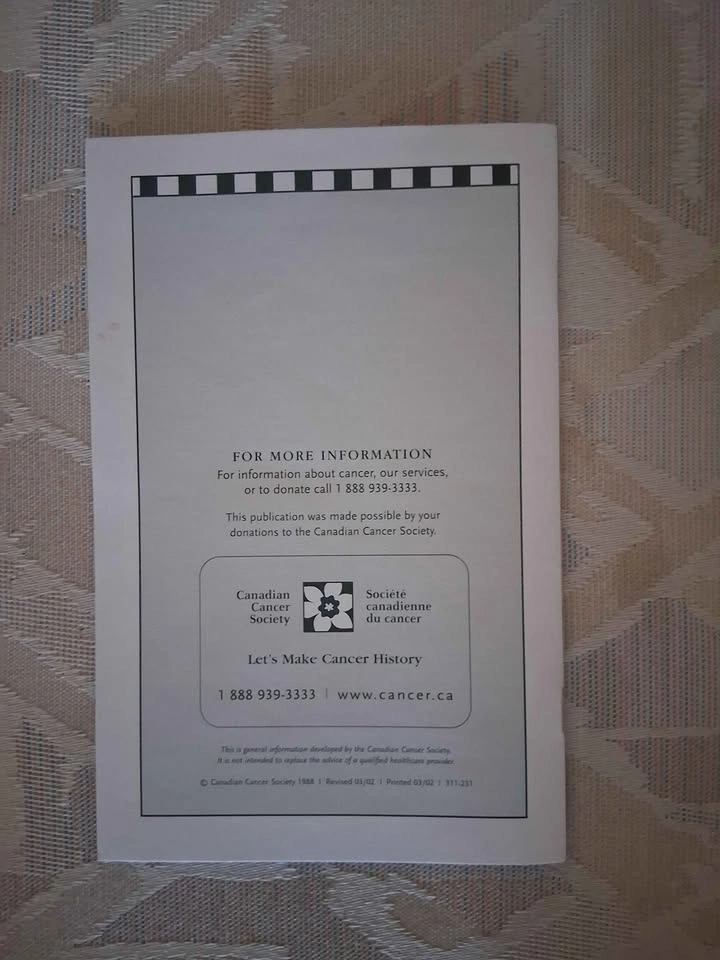 2002 Canadian Cancer Society Nutrition Guide - photo 4