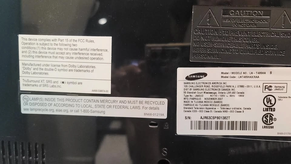 Samsung 40" TV LN-T405HA - Works Perfectly - $75 OBO - photo 3