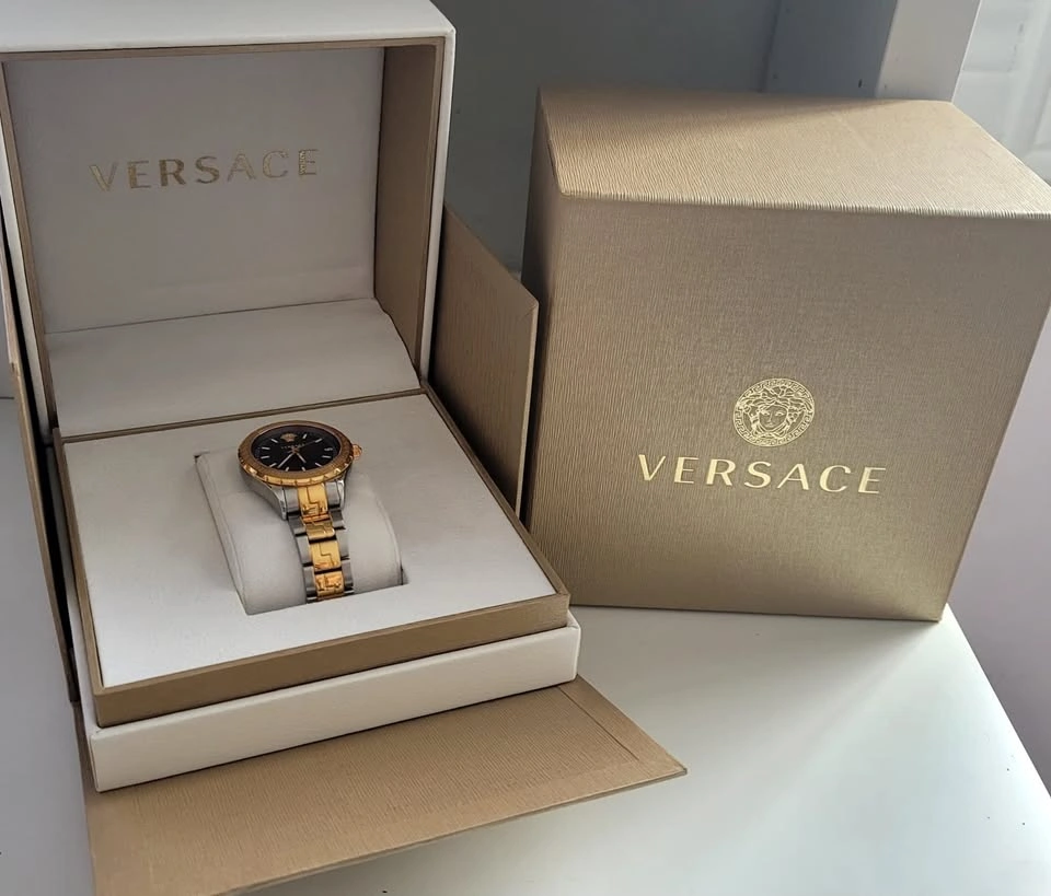Versace Women's HELLENYIUM Two Tone Swiss Quartz Watch - photo 2