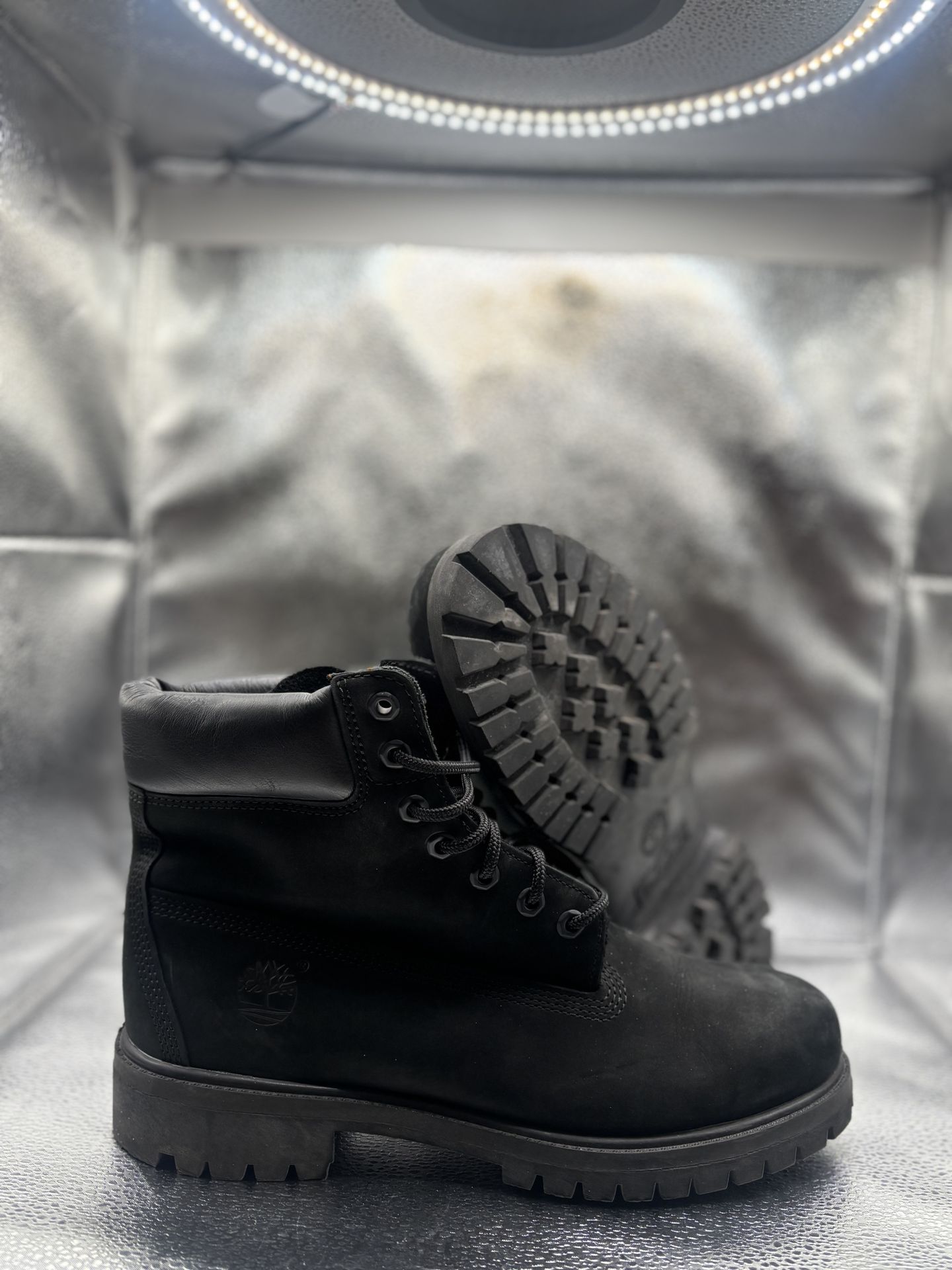 All Black Timberland Boots