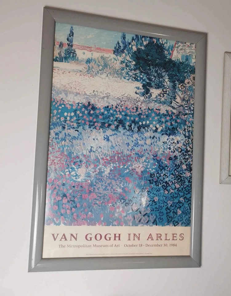 Van Gogh in Arles Framed MET 1984 Exhibit Poster