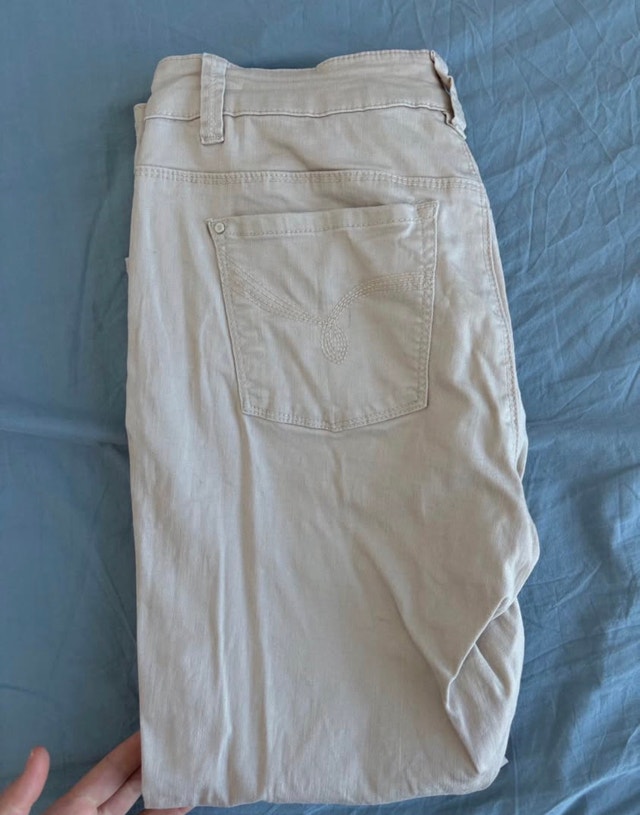 Santana Jeans Size 10 Beige - photo 4