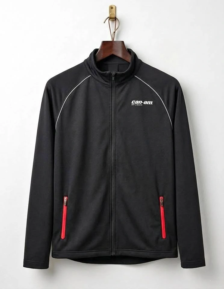 Can Am BRP Spyder Mens Windbreaker Jacket XL Black 🥕