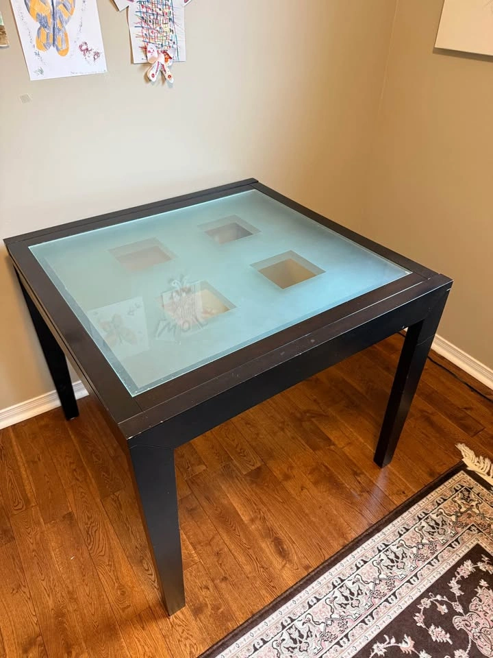 Extendable Dining Table (Tempered Glass Top) - photo 3