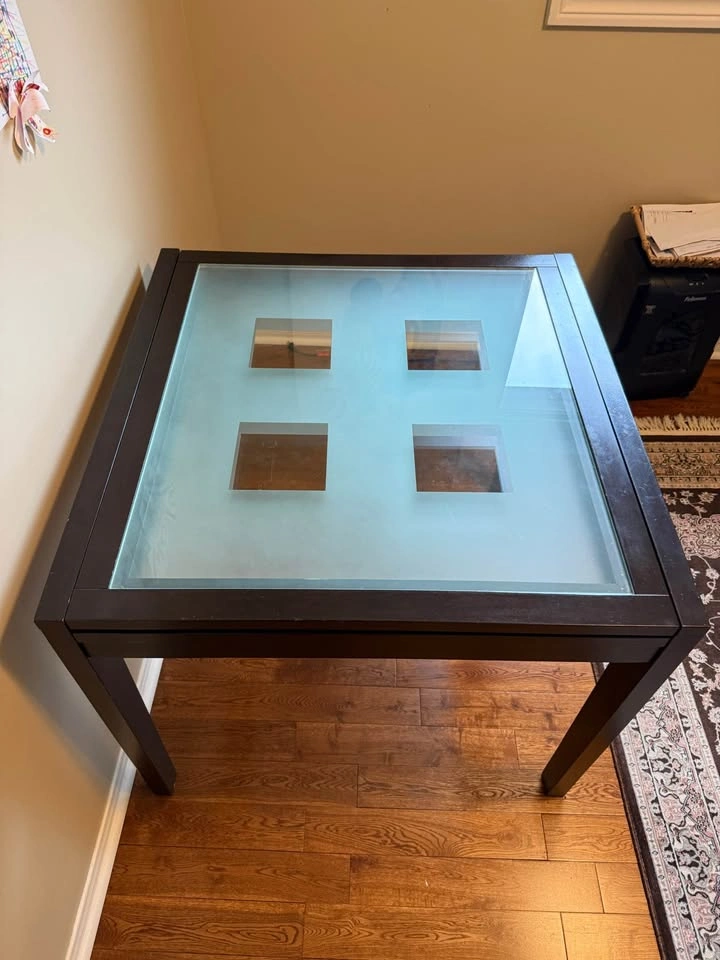 Extendable Dining Table (Tempered Glass Top) - photo 4