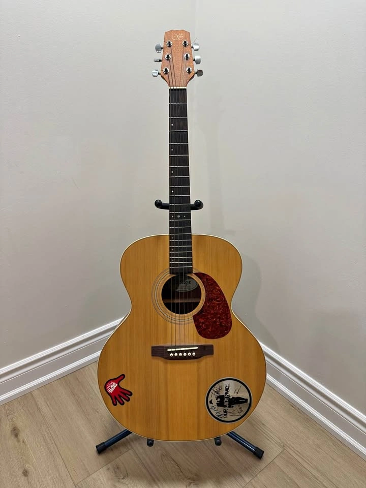Stage J-10 Acoustic Guitar Signed by Our Lady Peace (Hard Case)