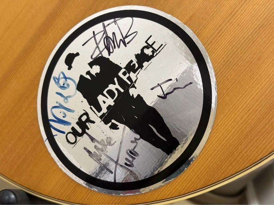Stage J-10 Acoustic Guitar Signed by Our Lady Peace (Hard Case) - photo 4