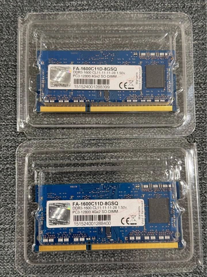 G.Skill FA-1600C11D-8GSQ Mac DDR3 2x4GB RAM - photo 3