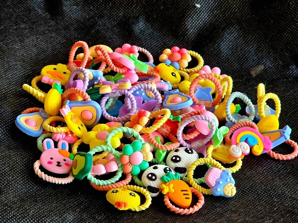 50 Pcs Kids Rubber Band Set thumbnail