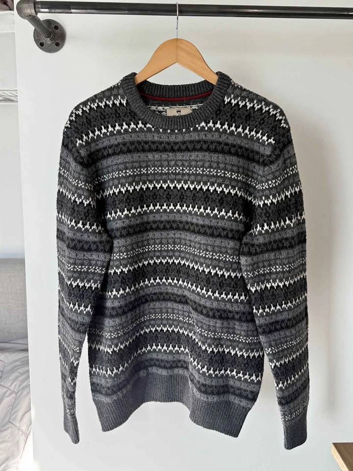 Men's Fair Isle Knit Sweater - XL