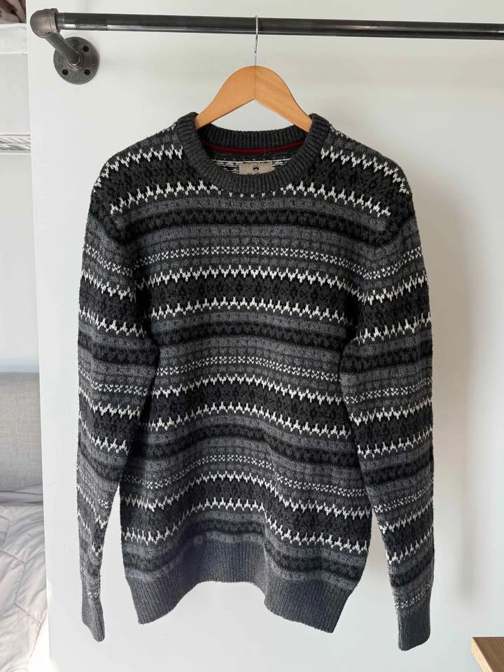 Men's Fair Isle Knit Sweater - XL - photo 2