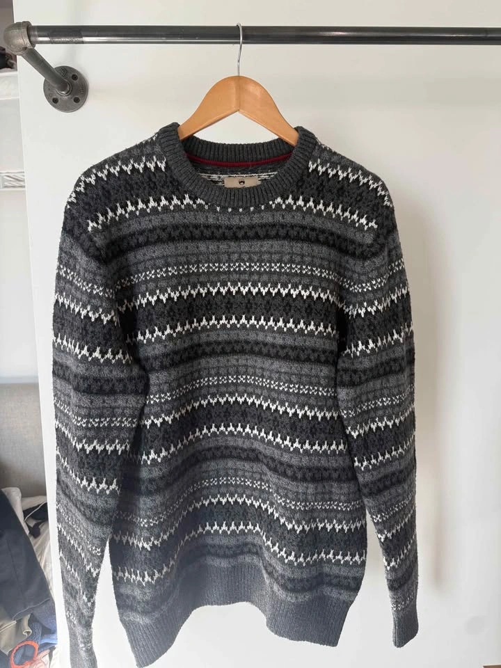 Men's Fair Isle Knit Sweater - XL - photo 3