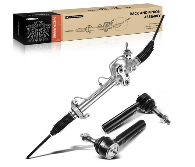 Power Steering Rack, Pinion, Outer Tie Rods for 2009-2013 Sierra