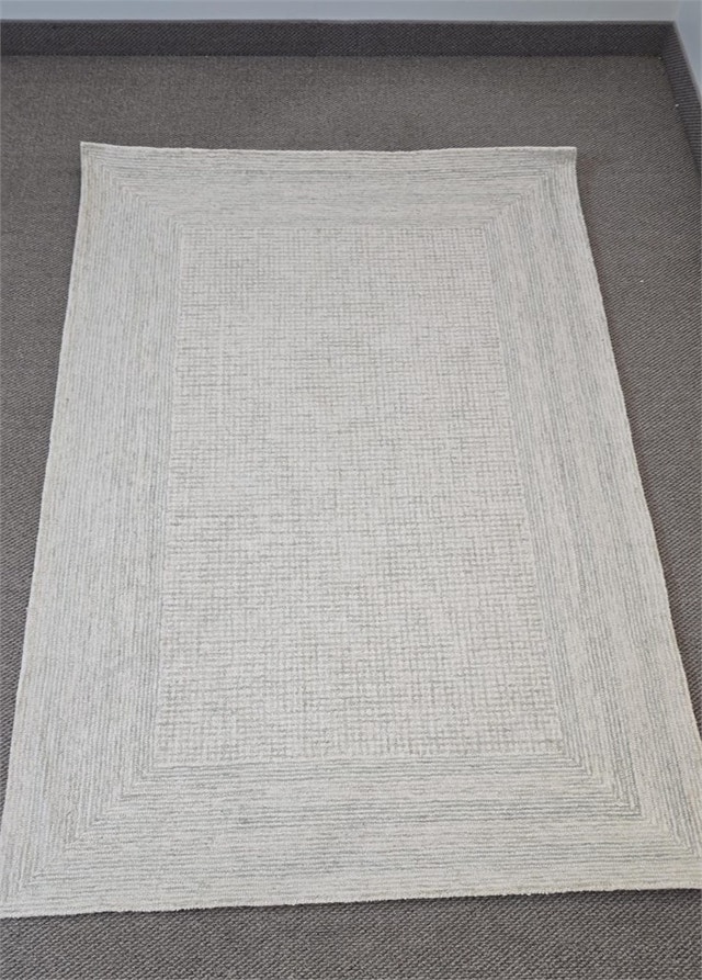 5'0" x 7'6" Loloi Amber Lewis Windsor Ivory/Spa Accent Rug - photo 4