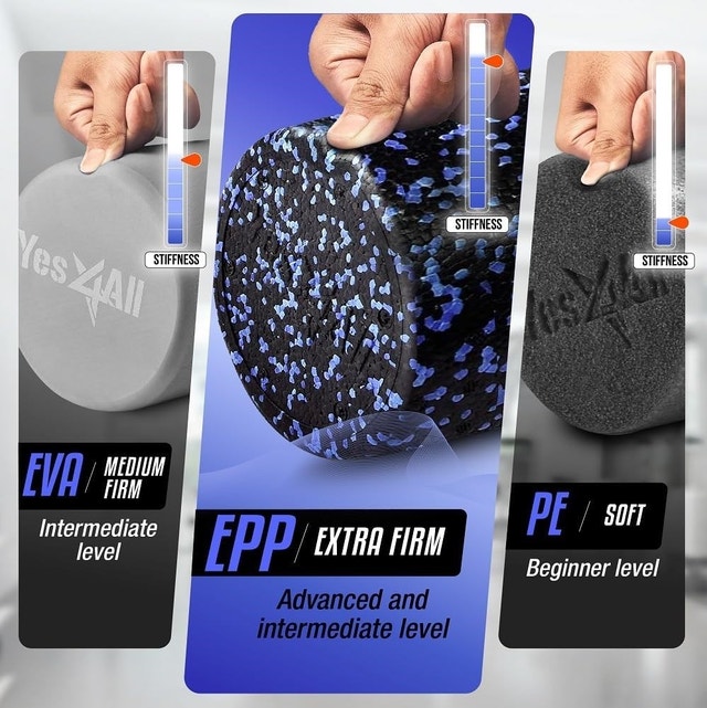 18 Inch Yes4All EPP Foam Roller for Back, Legs Extra Firm - photo 2