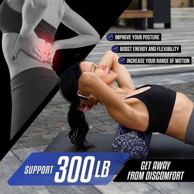 18 Inch Yes4All EPP Foam Roller for Back, Legs Extra Firm - photo 4