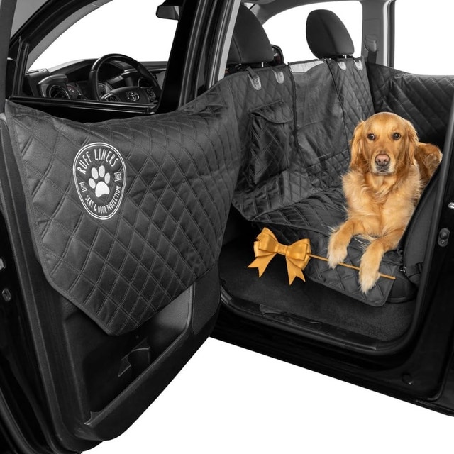 Ruff Liners Medium Car Back Seat Cover for Dogs, Cats