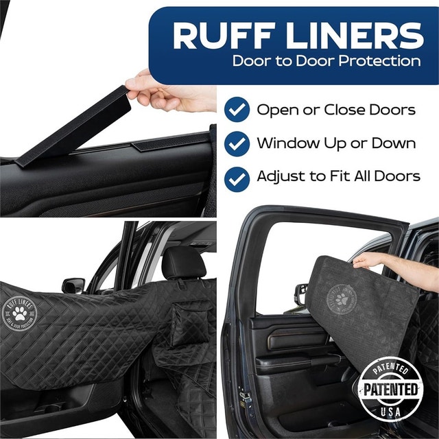 Ruff Liners Medium Car Back Seat Cover for Dogs, Cats - photo 2