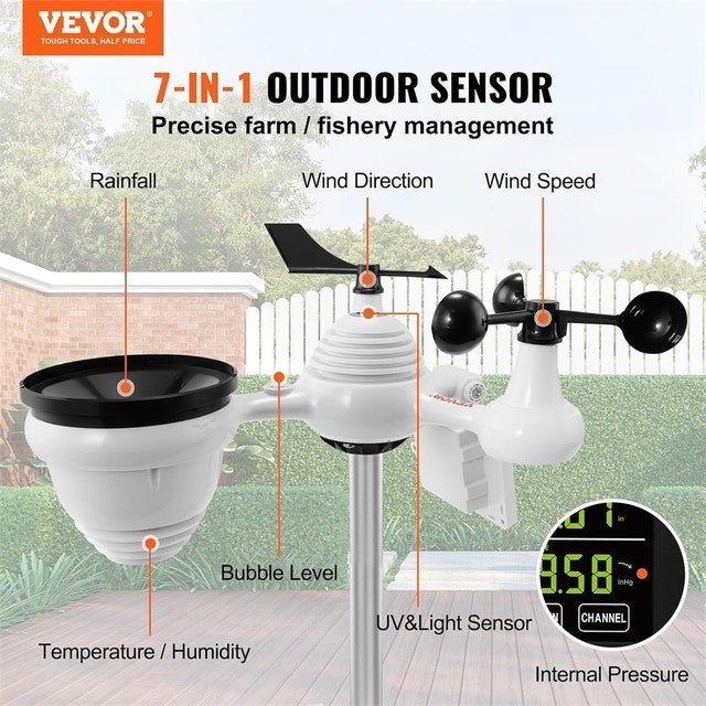 7-in-1 Wi-Fi Weather Station - photo 3