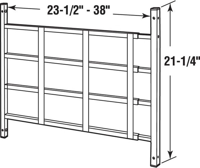 Adjustable Window Guard (22"-38" Wide) - photo 3
