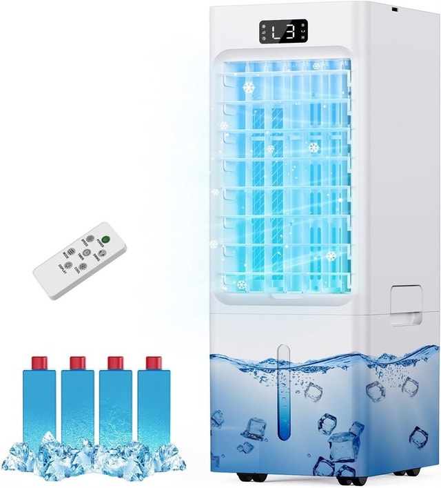 3-IN-1 Evaporative Air Cooler 6L Windowless Swamp Cooler