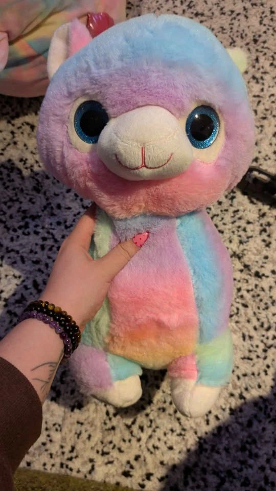 16” Sunset Llama Plush - photo 2