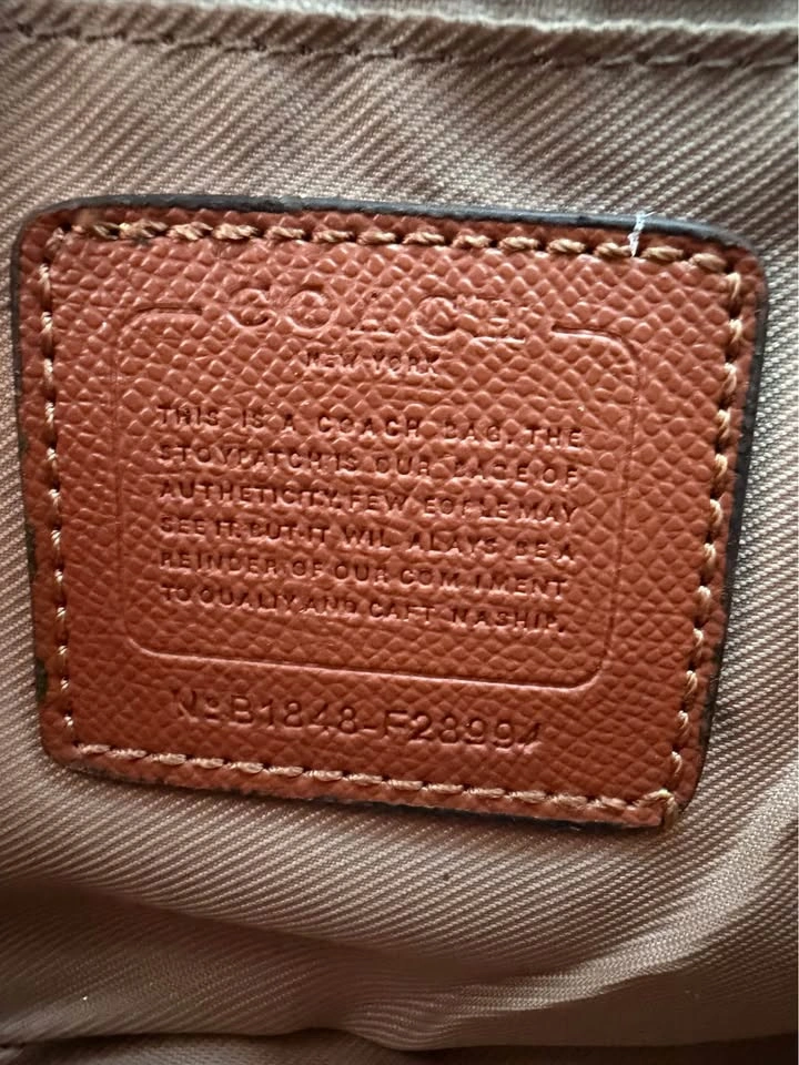 Coach Mini Sierra Satchel | Khaki/Saddle Signature Canvas | Gold - photo 2