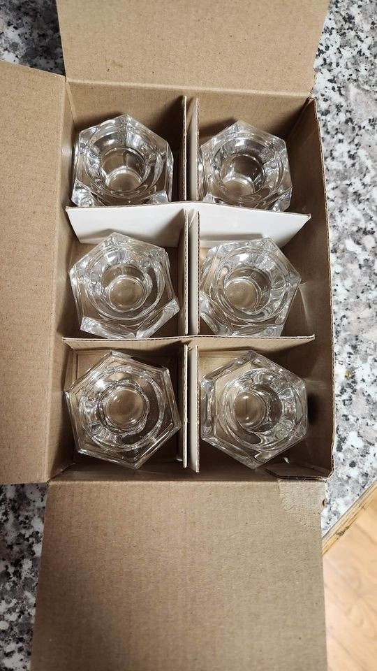 Toscany Classic Stackable 24% Lead Crystal Star Candlesticks Set - photo 3