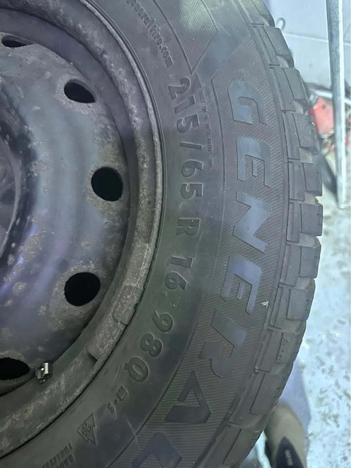 General Tire Max Arctic Winter Tires Rims 215/65 R16 Set of 4 - photo 3
