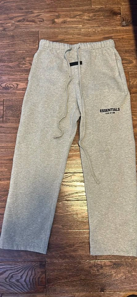 Dark Oatmeal Open Legged Sweatpants - Size M