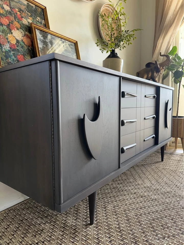Restored MCM Walnut Sideboard by Viscol - photo 2