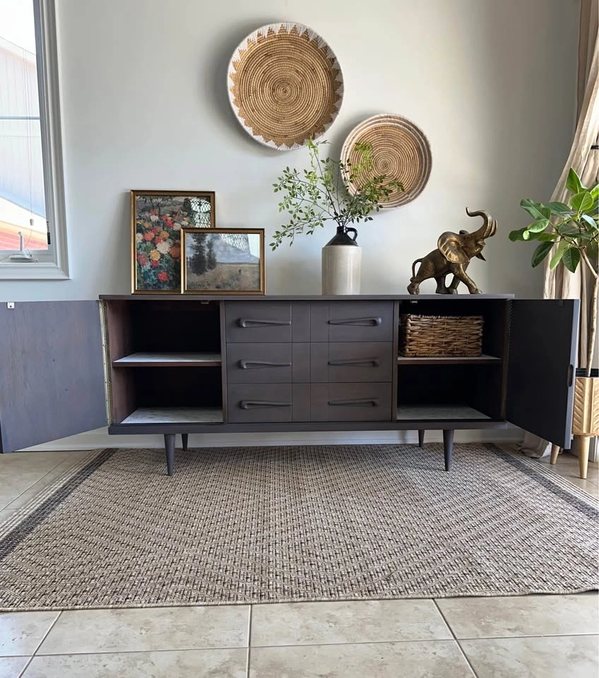 Restored MCM Walnut Sideboard by Viscol - photo 3