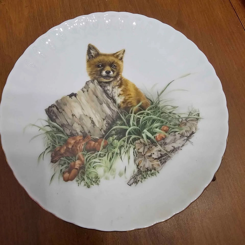 Vintage Woodland Animal Collector Plates – Set of 6 🦊🦌🐿️ - photo 5