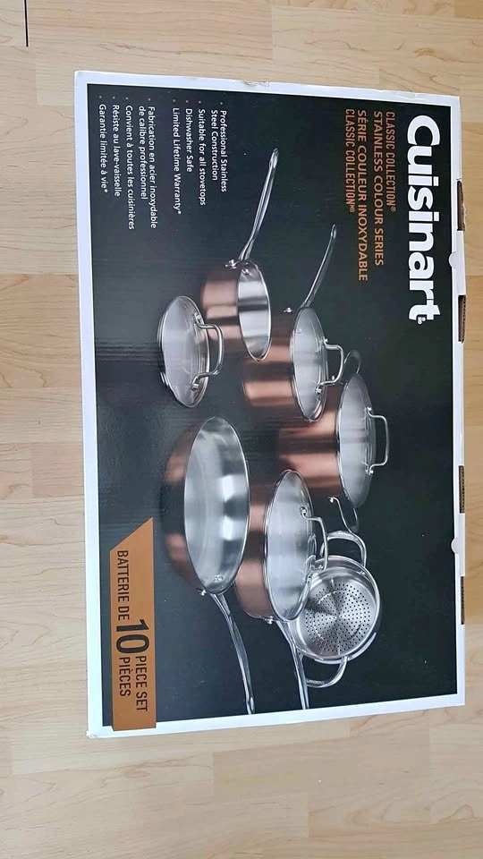 Cuisinart Classic Collection 10 Piece Stainless Steel Cookware 🥕
