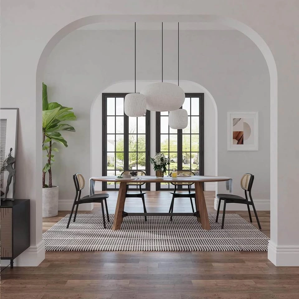 70.86" Oval Dining Table for 6-8 People - photo 4