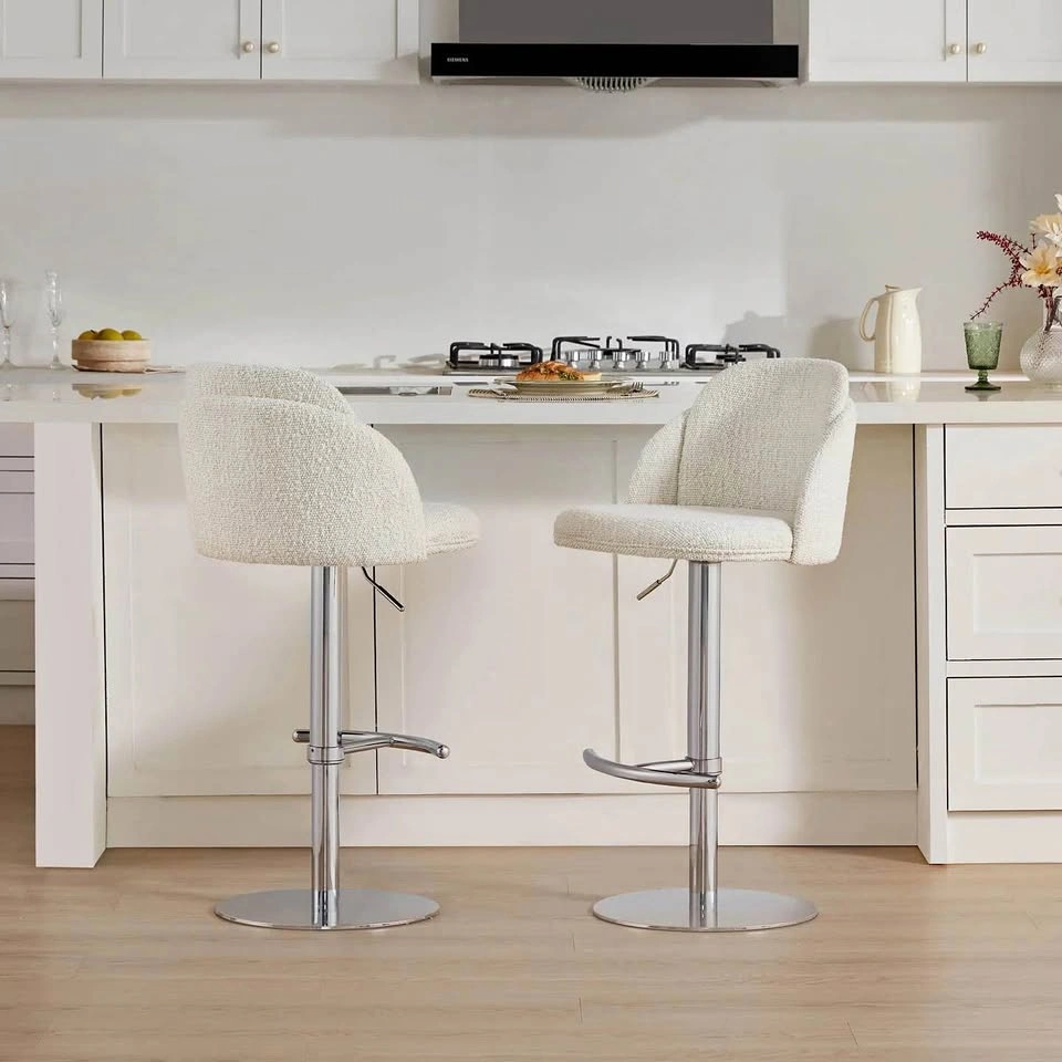 Swivel Adjustable Height Bar Stool (Set of 2)