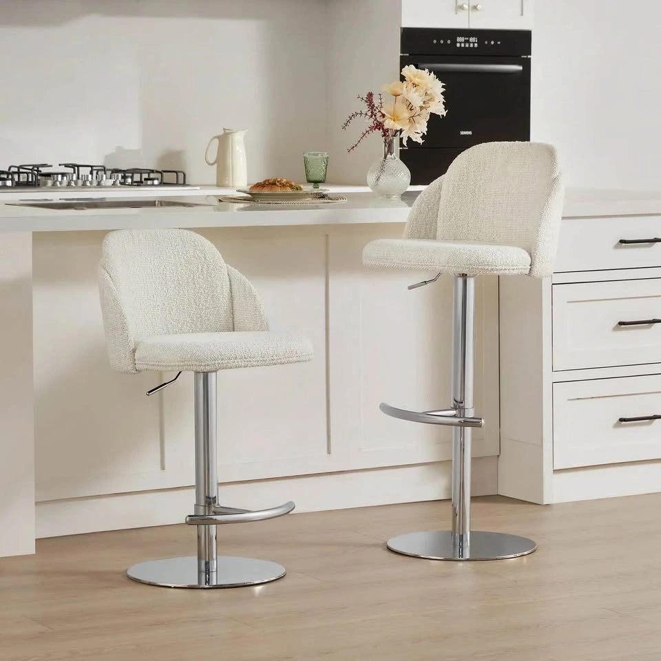 Swivel Adjustable Height Bar Stool (Set of 2) - photo 2