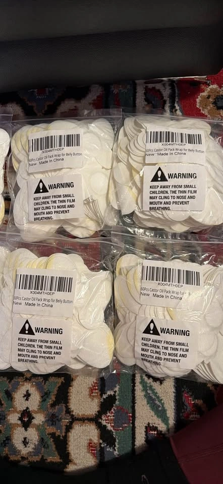 60 pcs Castor Oil Pack Wrap for Belly - photo 2