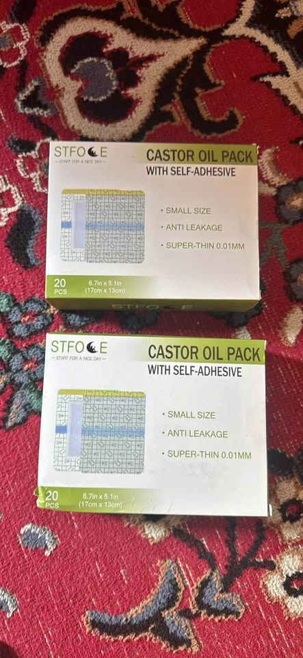 Castor oil pack 20 pc