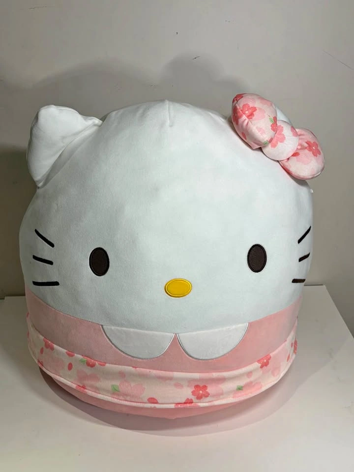 Large Hello Kitty Sakura Plush Pillow / Cushion