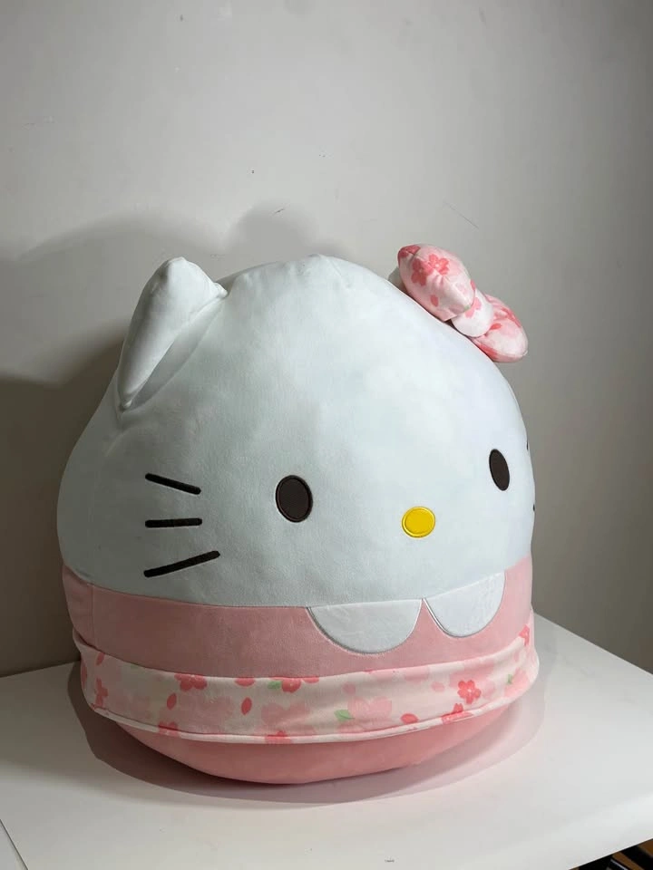 Large Hello Kitty Sakura Plush Pillow / Cushion - photo 2