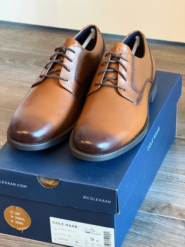 Cole Haan Leather Dress Shoes Size 9 Brand New - photo 2