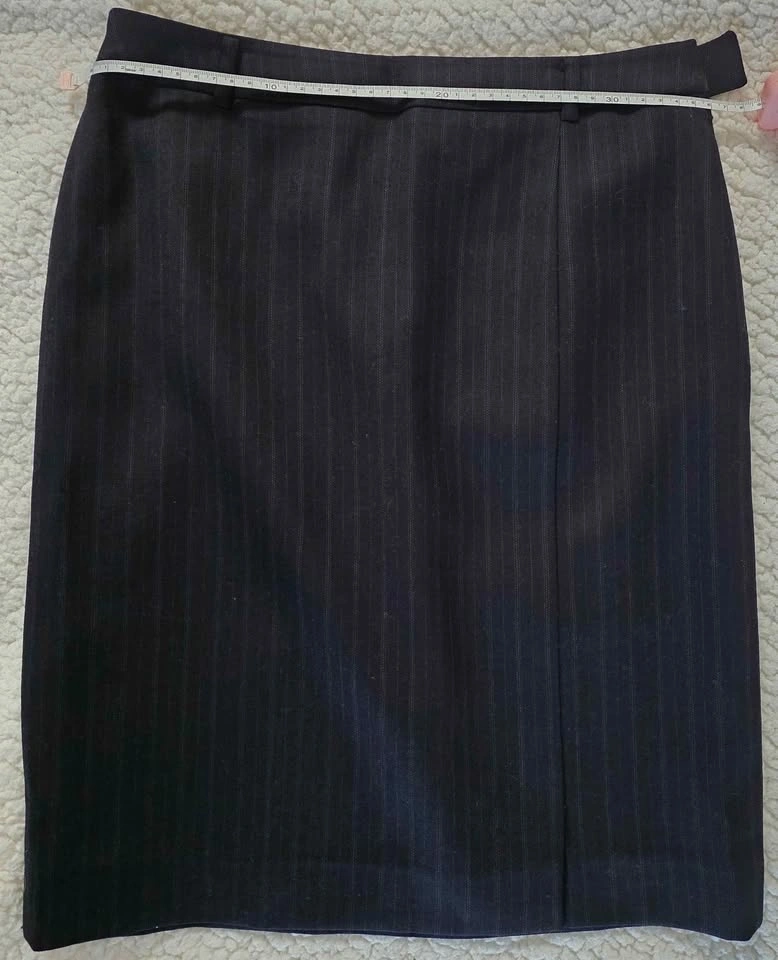 Black Pinstripe Pencil Skirt (Office / Workwear) - photo 3