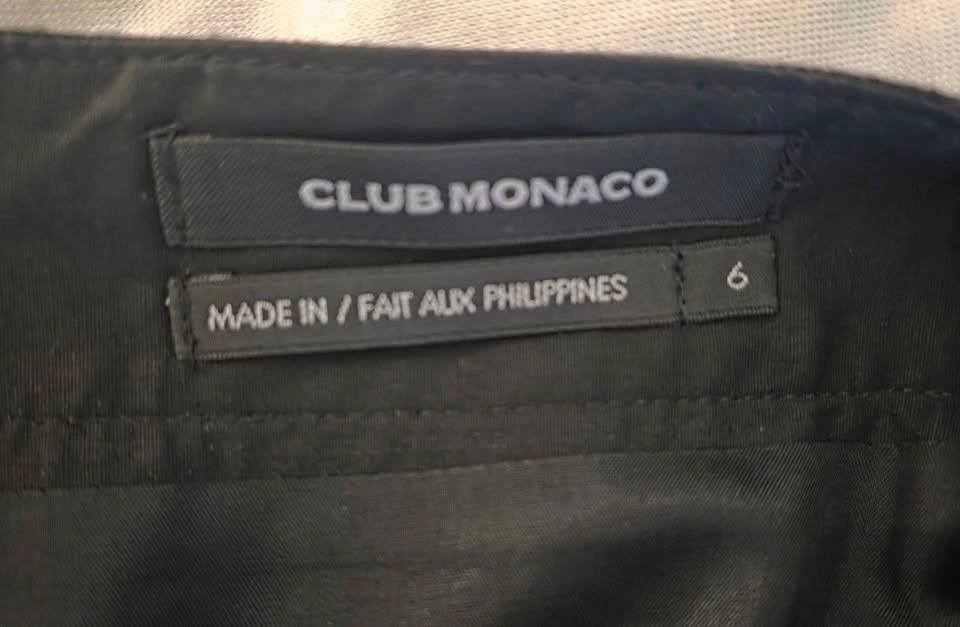 Club Monaco Black Button Detail A-Line Skirt - photo 3