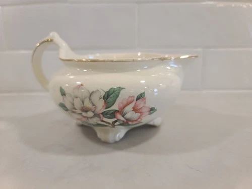 Vintage Cunningham & Pickett Magnolia Floral Creamer
