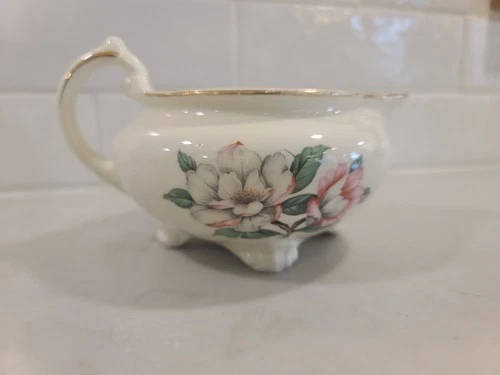 Vintage Cunningham & Pickett Magnolia Floral Creamer - photo 3