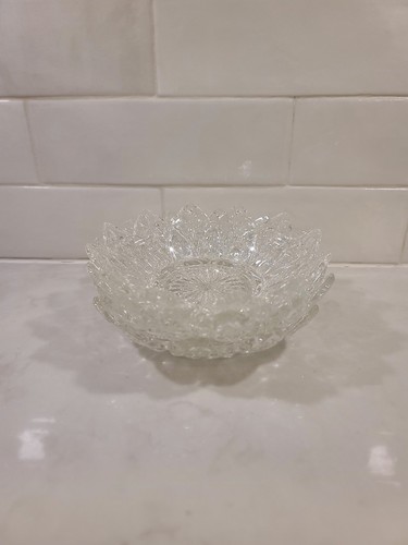 Set Of 4 Sunflower Style Federal Glass 6in bowls - photo 4