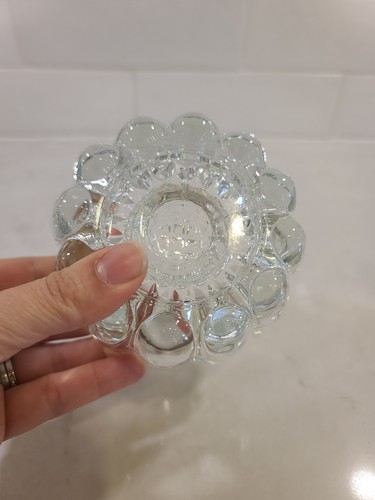 Vintage Princess House Lead Crystal 3 Way Candle Holder - photo 3