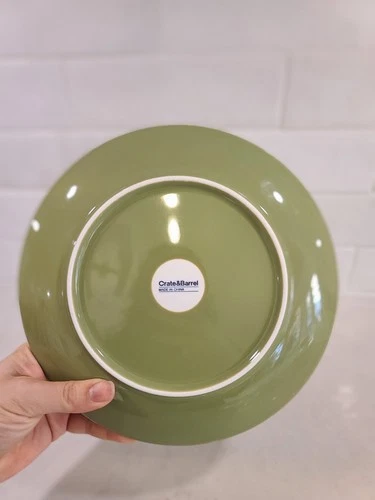Crate & Barrel Botanica Green Salad Plate 8.25 inch - photo 2