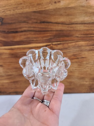 Vintage Reims France Glass Candle Holders - Set of 2 - photo 5